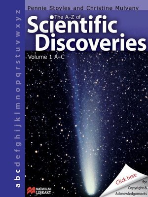 cover image of The A-Z of Scientific Discoveries: Volume 1 A-C